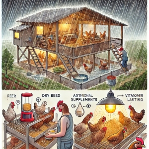 Panduan Memelihara Ayam Petelur di Musim Hujan